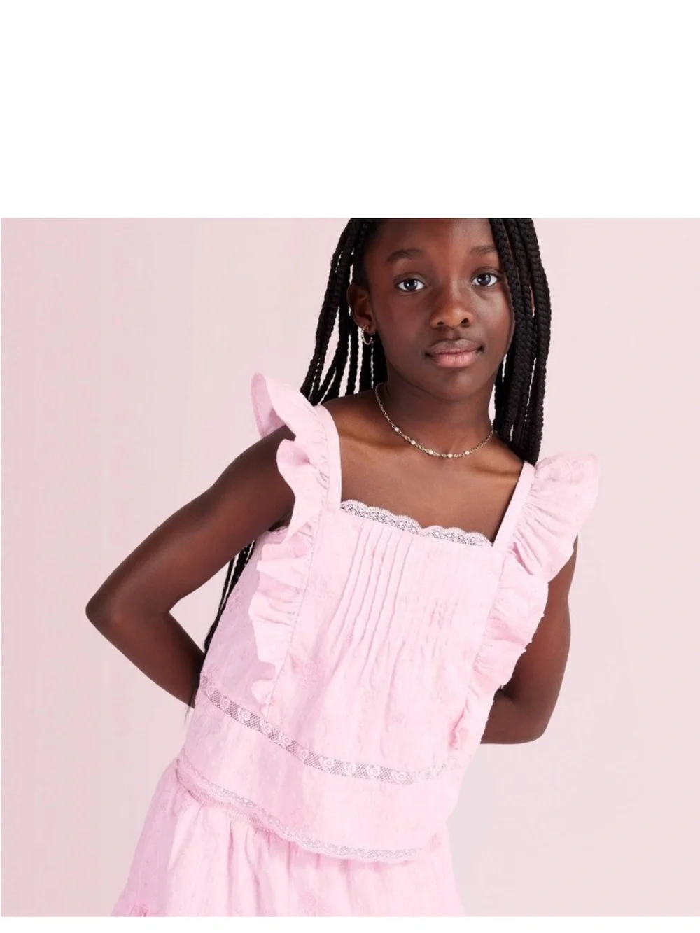 MATCHING SET-LoveShackFancyxTarget Alouette Rose Embroidery Tank & Skirt NWT